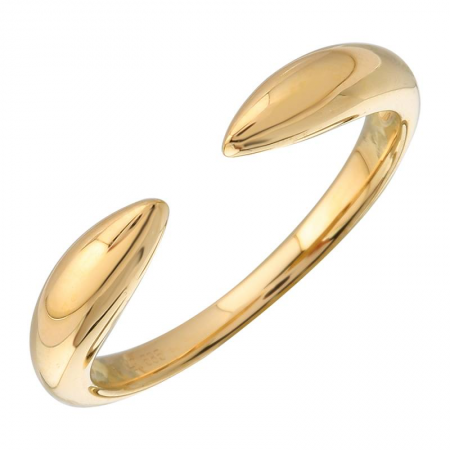 - Solid Gold Claw Ring -
