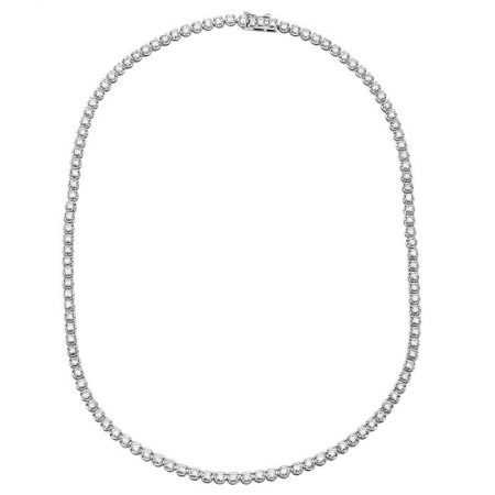 - Full Buttercup Diamond Statement Tennis Necklace -