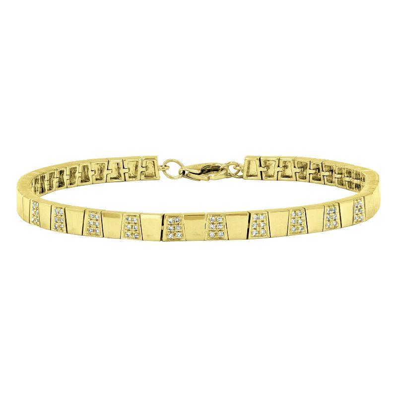 Pyramid Solid Bracelet