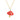 - Red Enamel Mushroom Necklace -