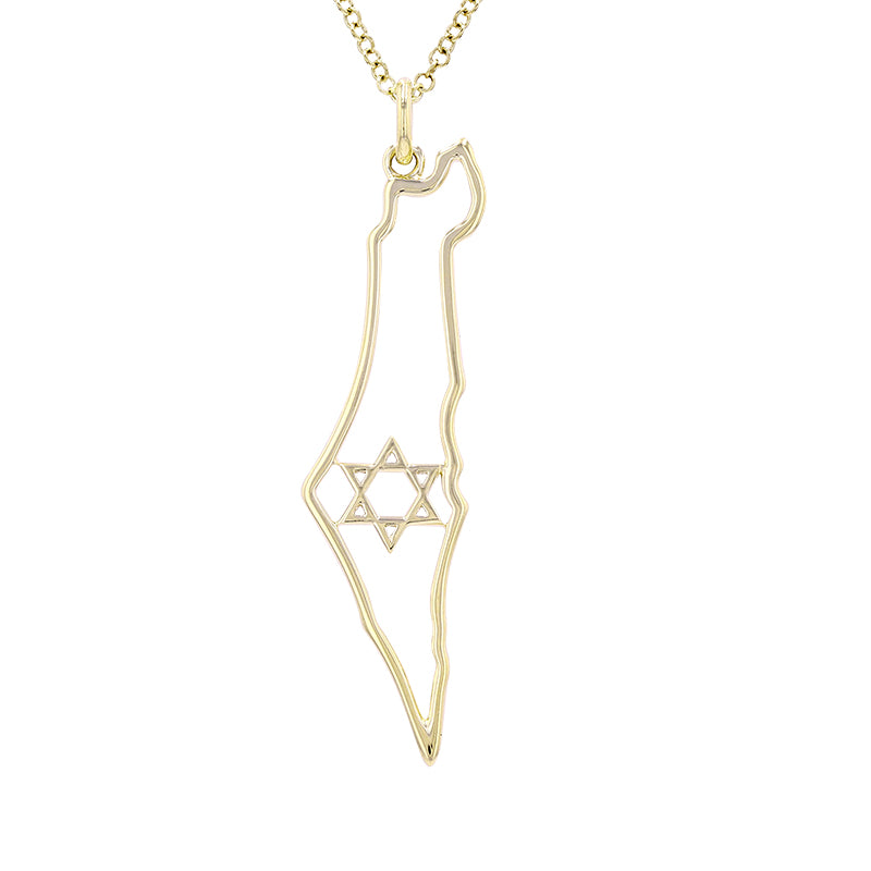Outline Map of Israel