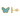 Butterfly Turquoise Stud Earrings