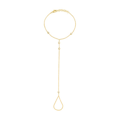 Silvie Diamond Hand Chain