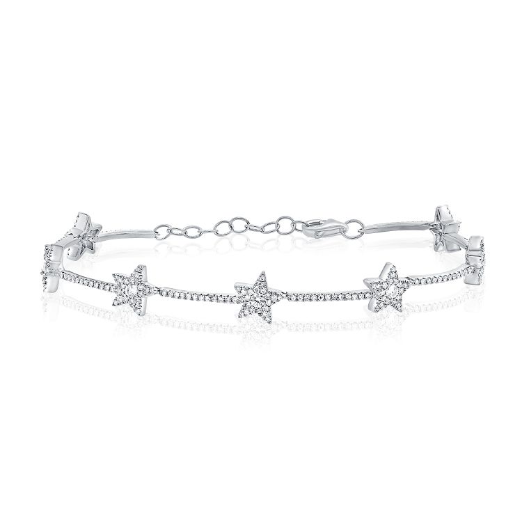 Diamond Star Tennis Bracelet