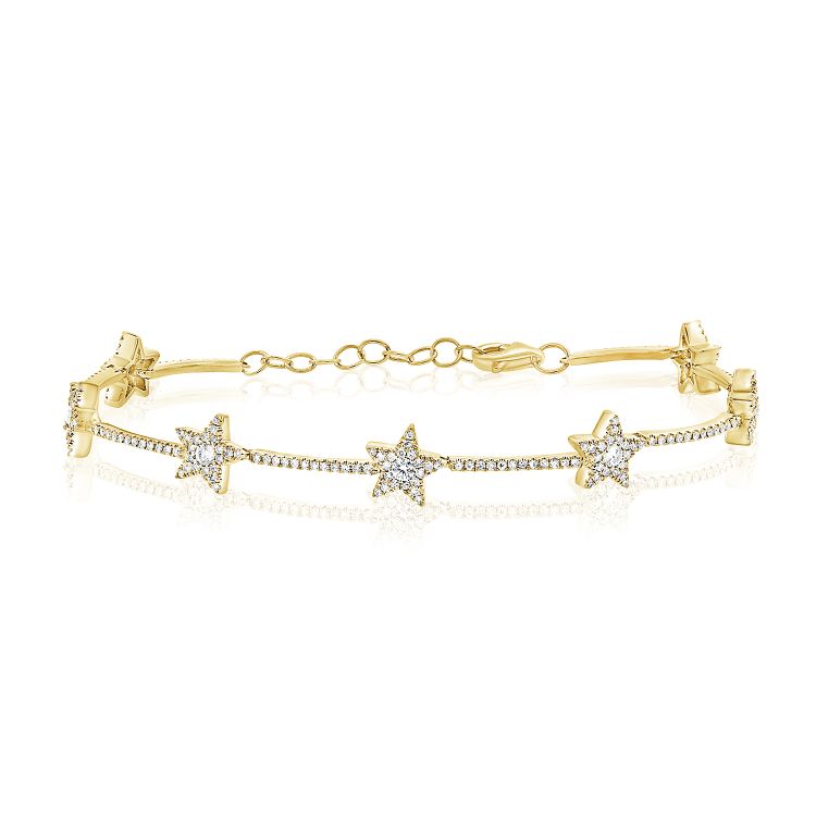 Diamond Star Tennis Bracelet