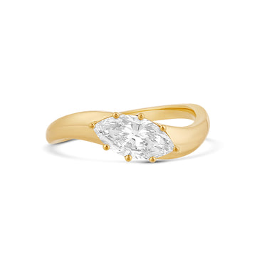 Marquise Lab Diamond Ring