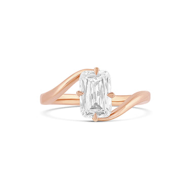 Cushion Cut Lab Diamond Signet Ring