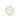 14k Gold Fluted Round Glass Charm Locket