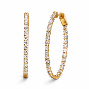 The Lab Diamond Hoops (we all need)