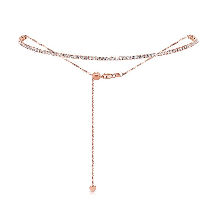 2ct Adjustable Bolo Diamond Tennis Choker – 770 Fine Jewelry
