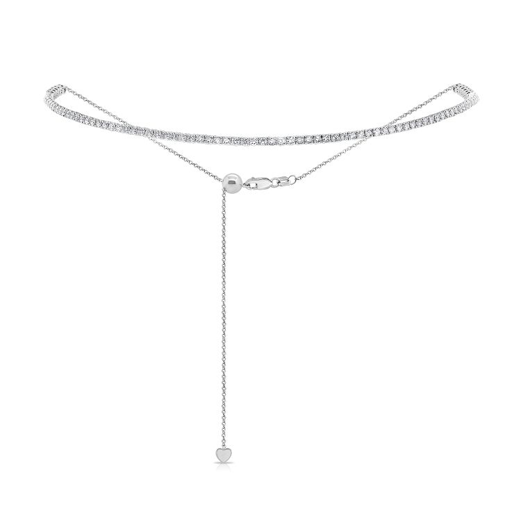 2.15ct Adjustable Bolo Diamond Tennis Choker