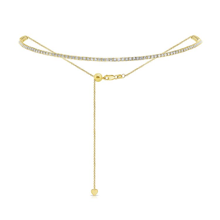 2ct Adjustable Bolo Diamond Tennis Choker