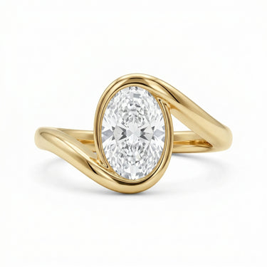 Oval Bold Lab Diamond Ring