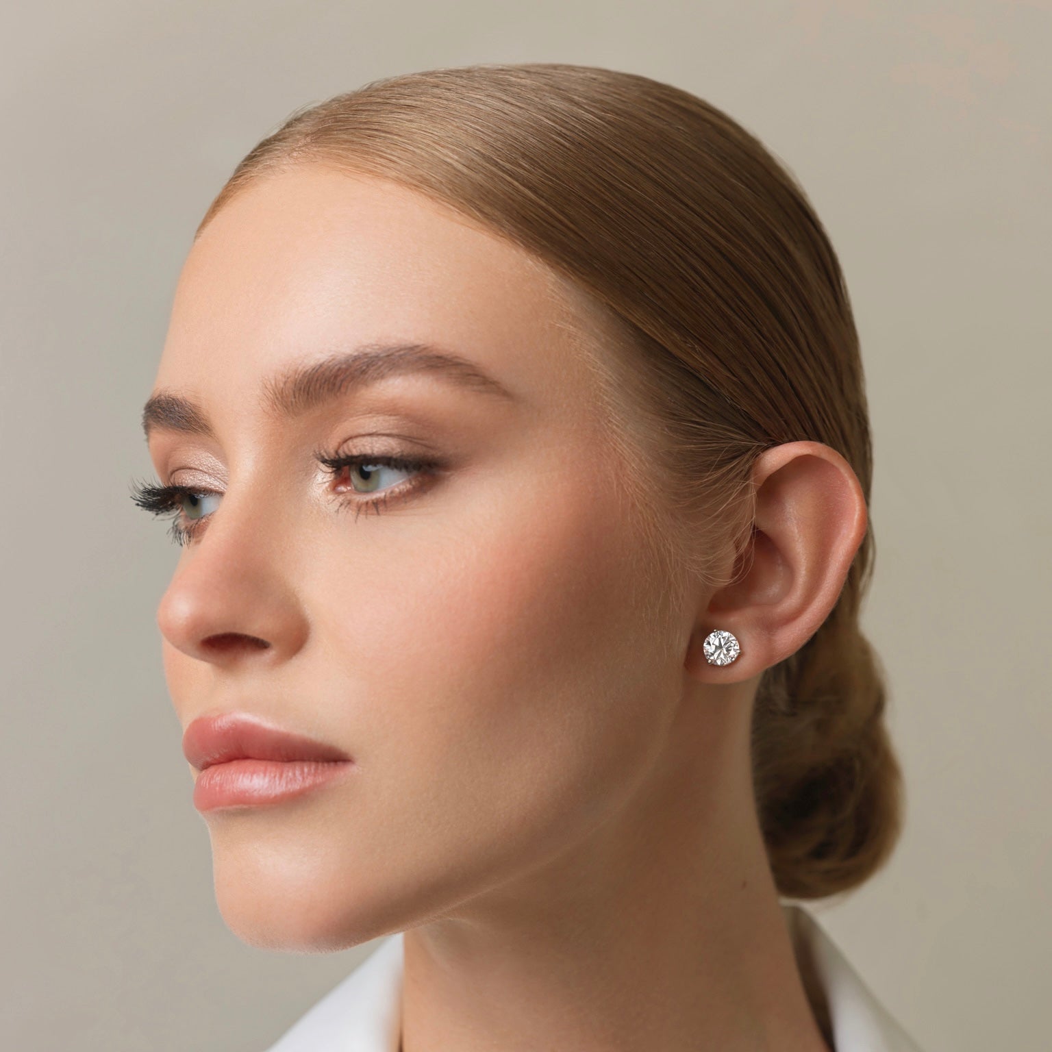 4ctw Lab Diamond Studs (PAIR) - IGI Certified