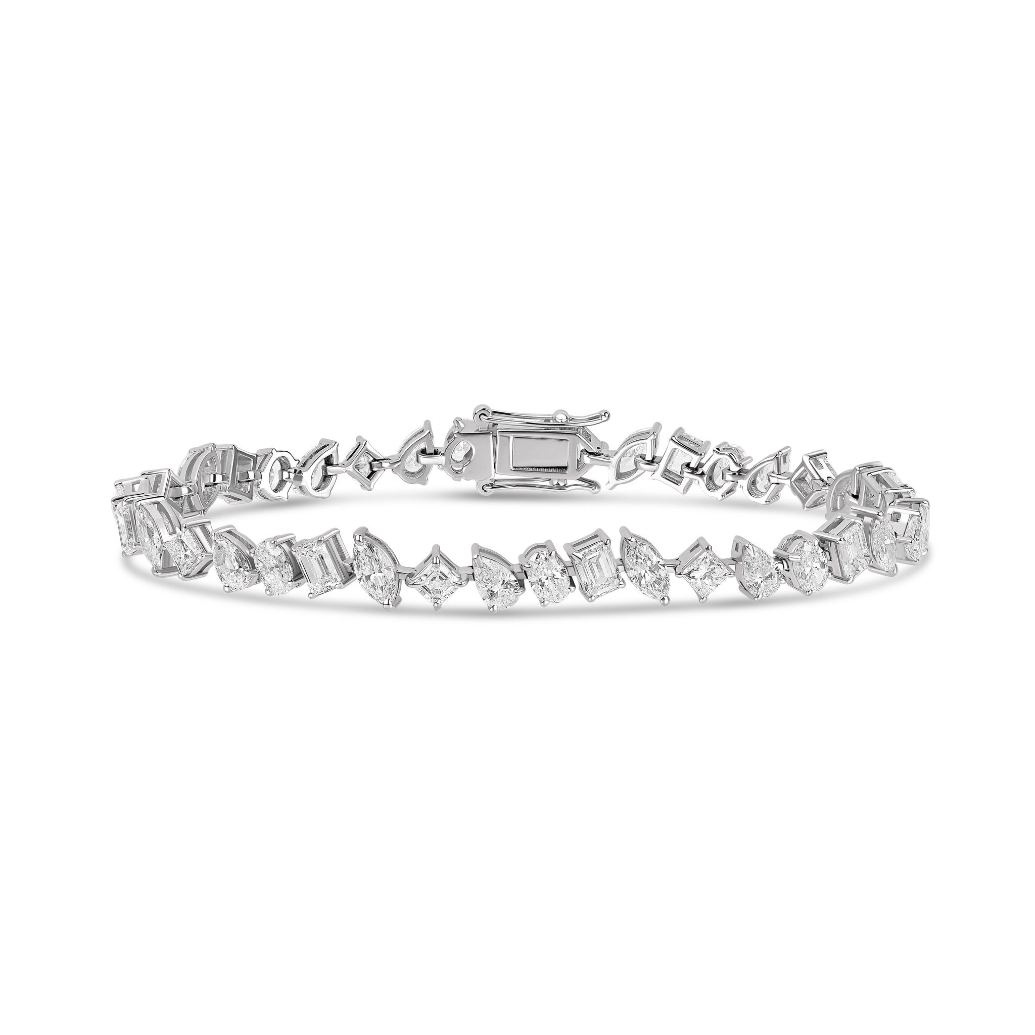 Multishape Lab Diamond Tennis Bracelet