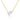 3ct Sideway Lab Diamond Pear Cut Solitaire Necklace