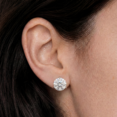 6ctw Lab Diamond Studs (PAIR)