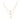 3-Layered Pave Gothic Initials Necklace