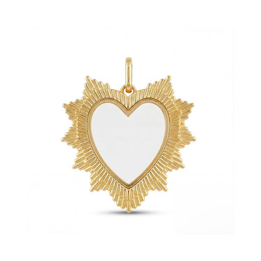 Mini Medallion Heart Glass Charm Locket