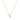 Helium Solid Initial Necklace