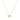 Inlay Helium Solid Initial Necklace