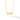 Gothic Solid Name PaperClip Necklace