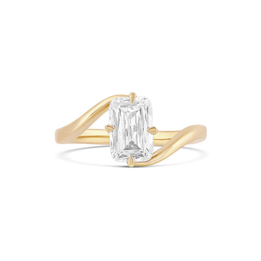Cushion Cut Lab Diamond Signet Ring
