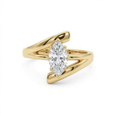 Bold Marquise Lab Diamond Ring
