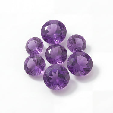 7 Loose Amethysts Stone Set