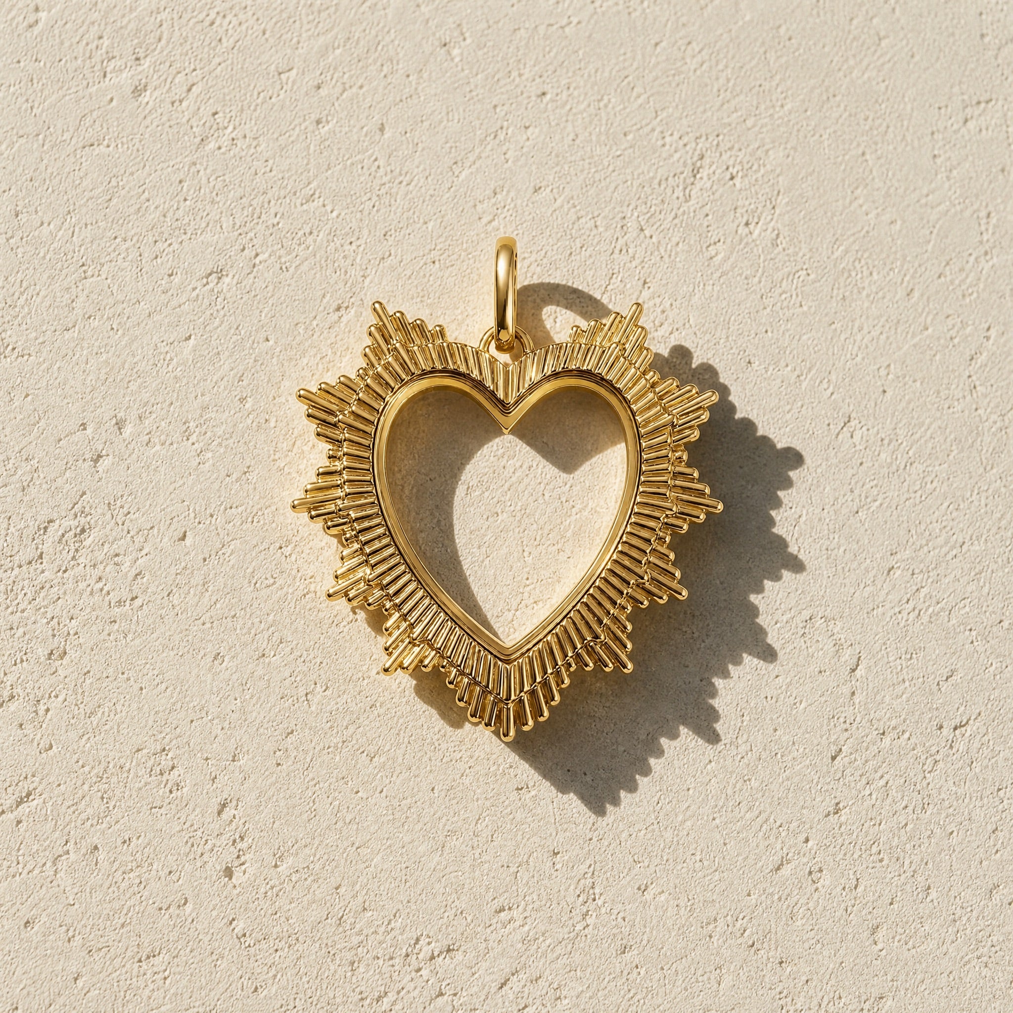 Margaux Mini Heart Glass Charm Locket