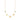 Multiple Initials Necklace with Two Bezels