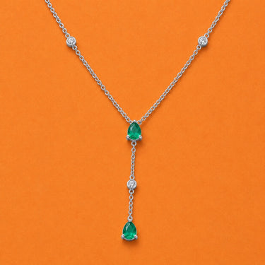 White Emerald Lariat