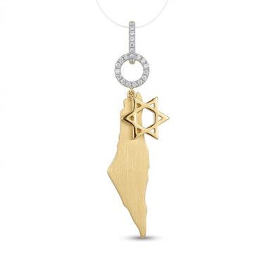 Israel Map Charm