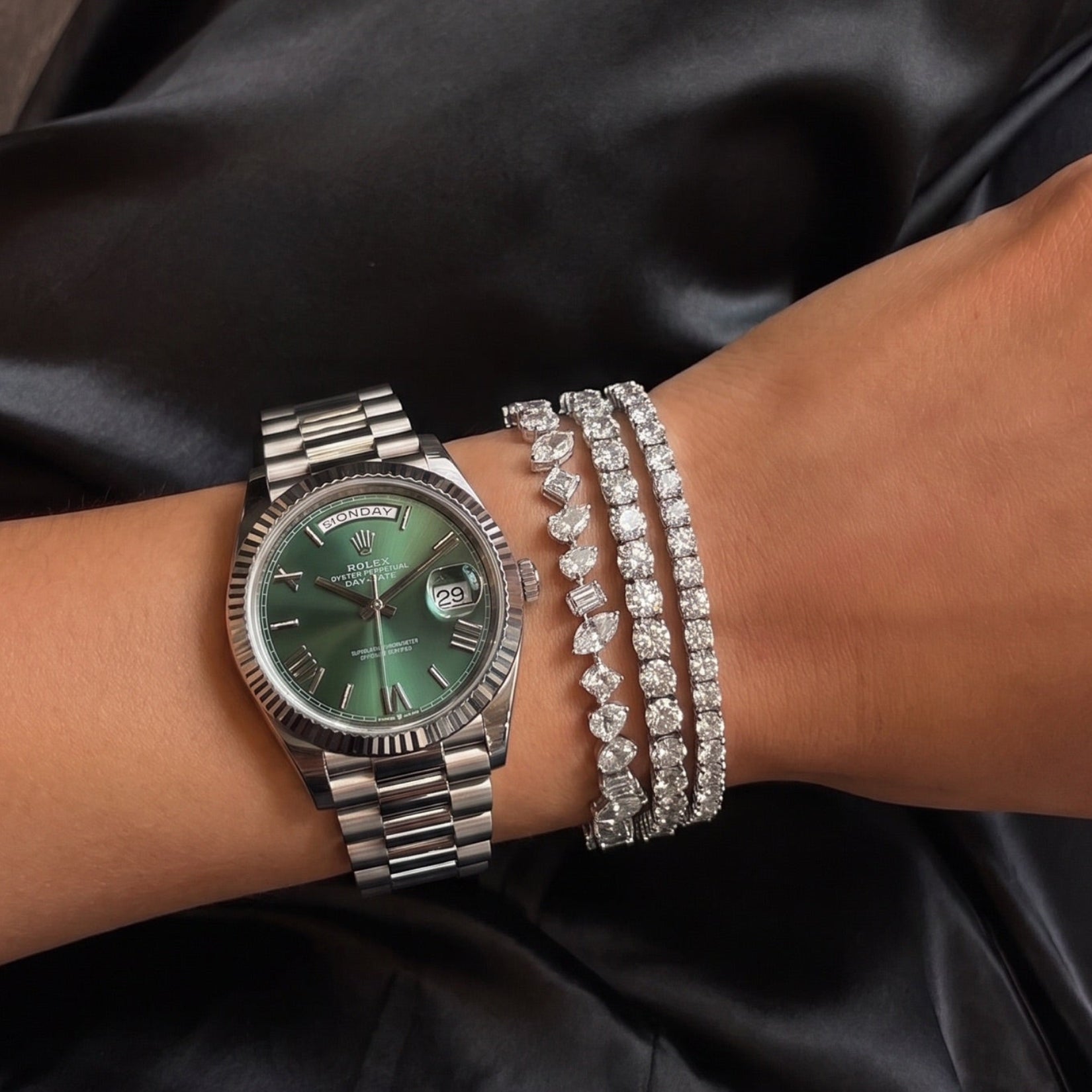 10ct Multishape Diamond Bracelet
