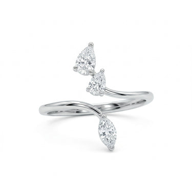 The Natural Diamond Leafy Ring