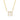 Pave Gothic Initial Cuban Link Necklace