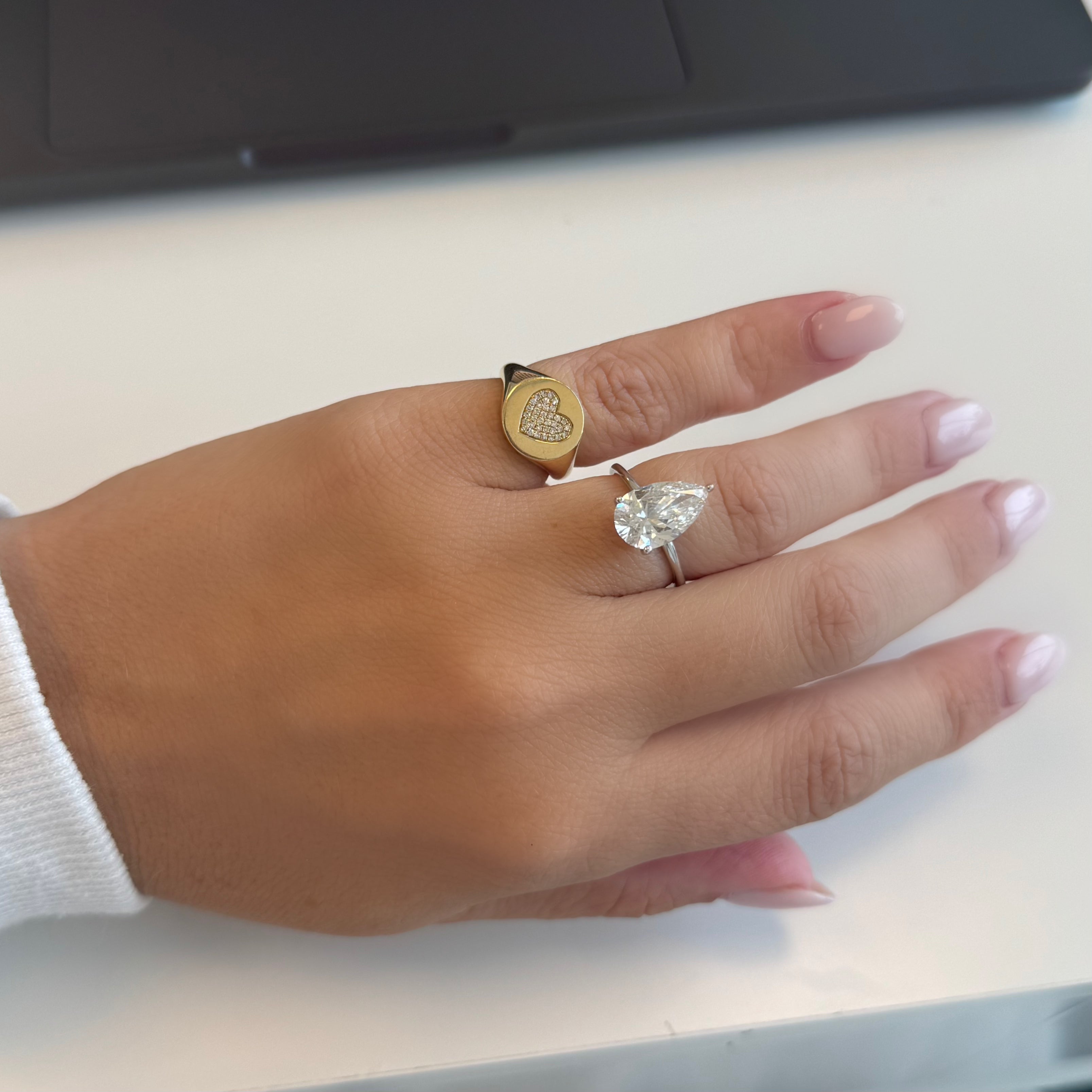 Heart Signet Ring