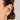 Fluted Emerald Half Round Statement Earrings