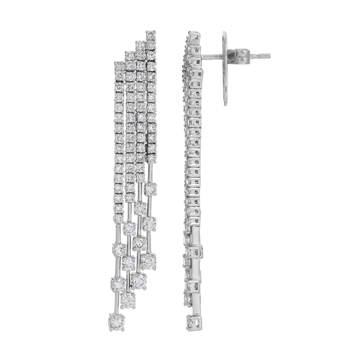 Diamond Cascade Earrings