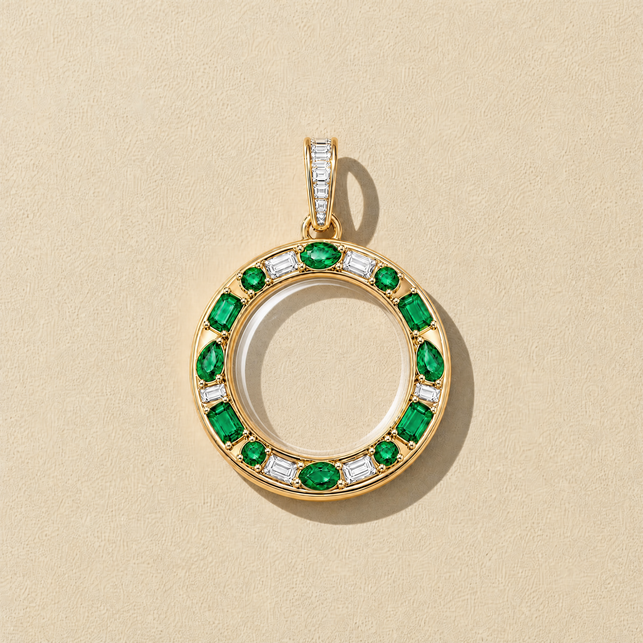 The Gemstone Glass Locket