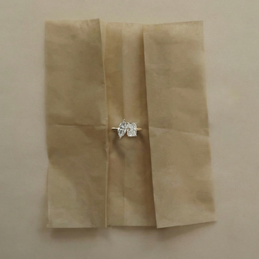 Marquise Radiant Lab Diamond Toi et Moi Ring