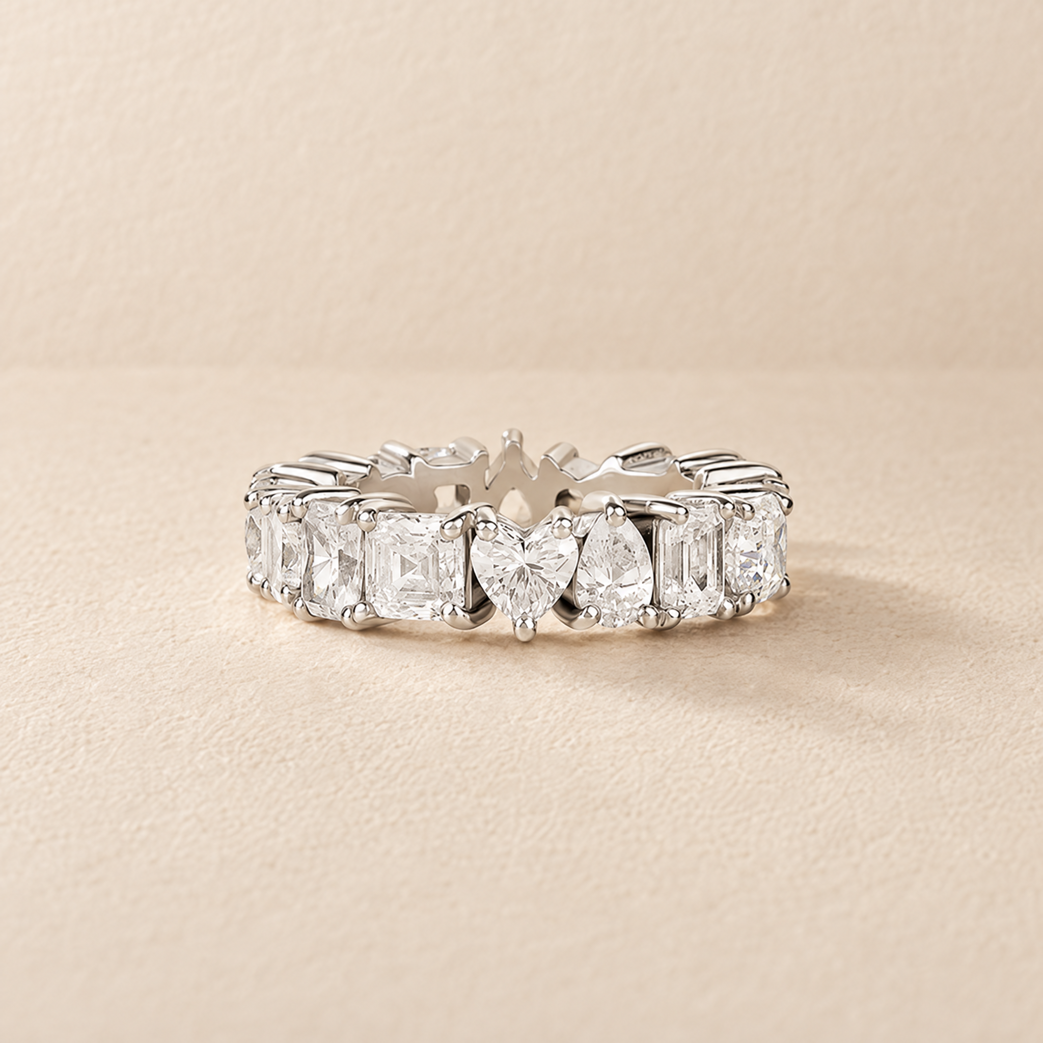 Multishape Lab Diamond Eternity Ring