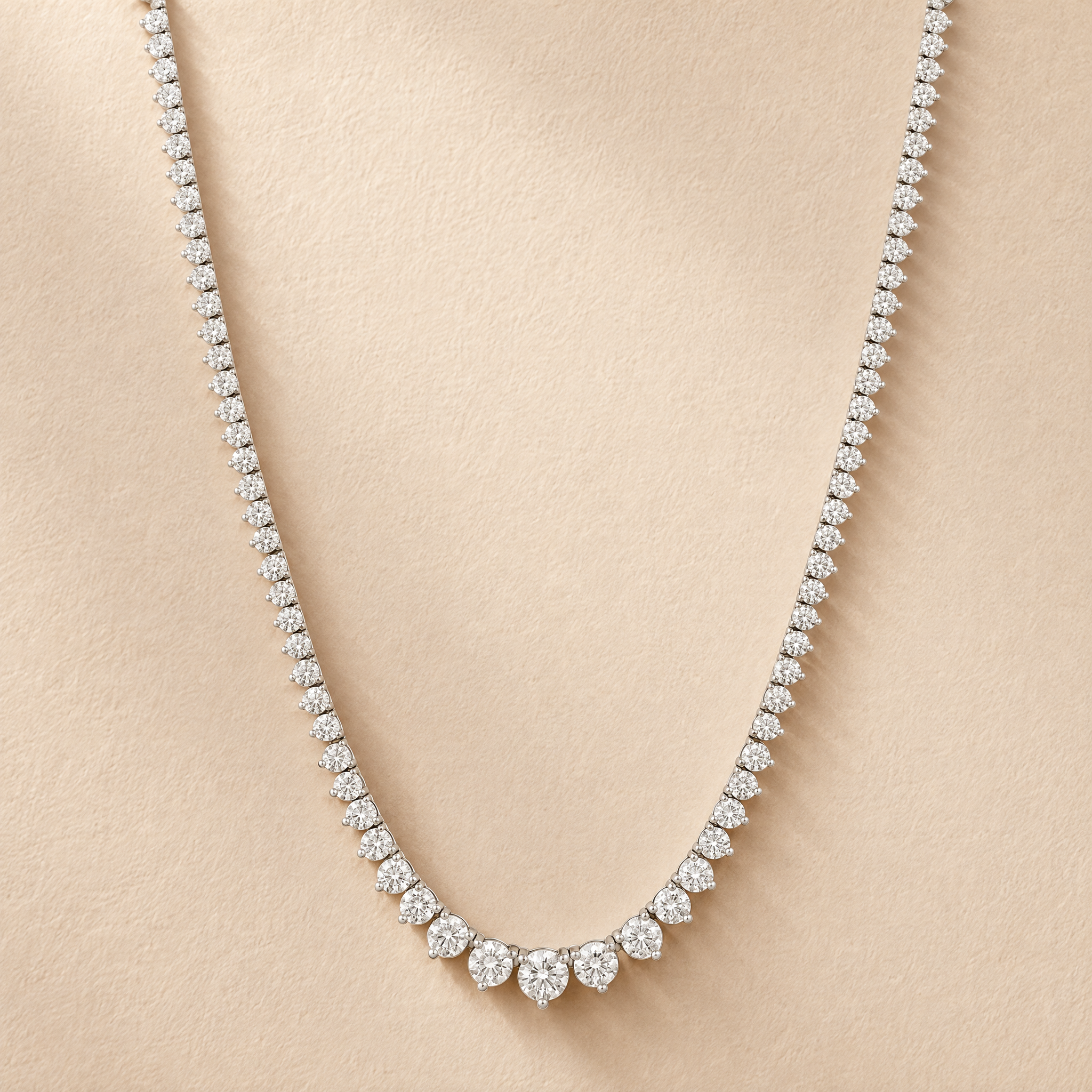 10ct Lab Diamond Riviera Necklace