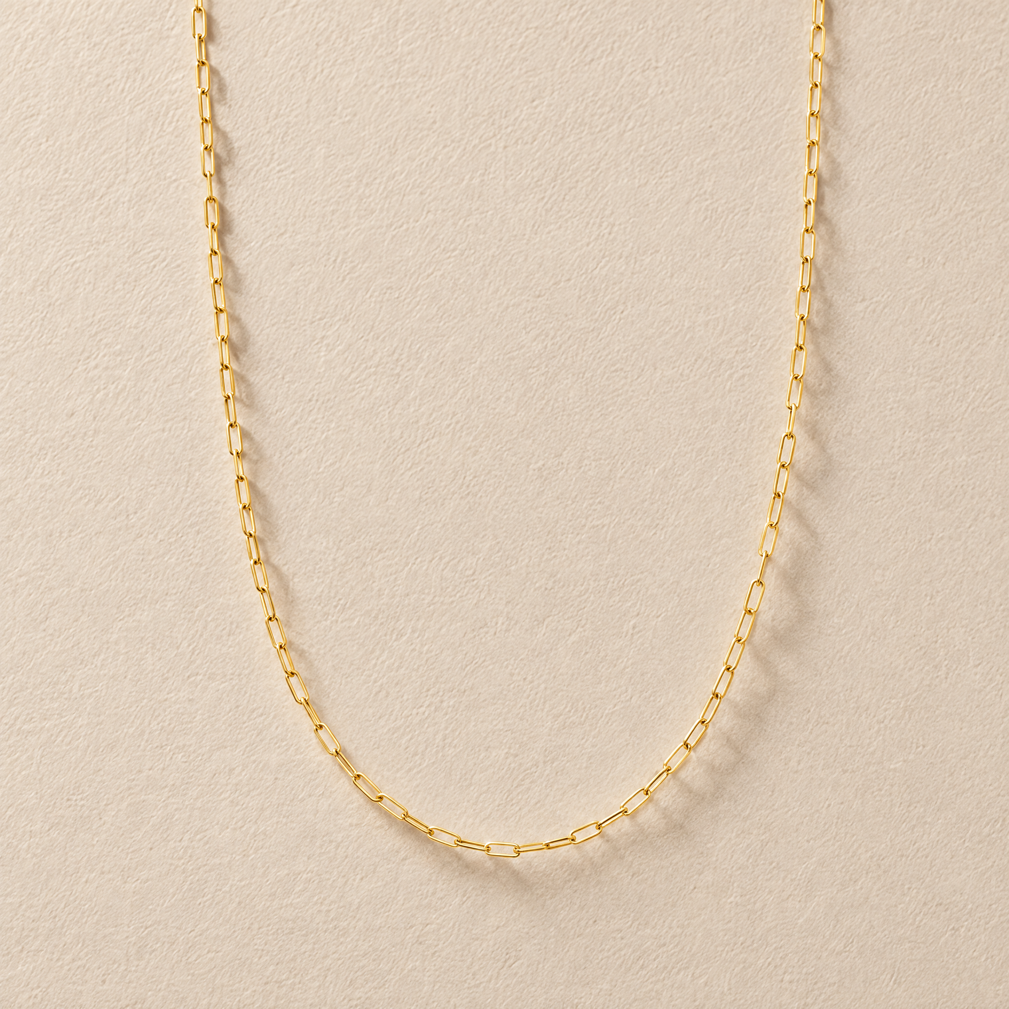 Adjustable 1.5mm Paper Clip Necklace