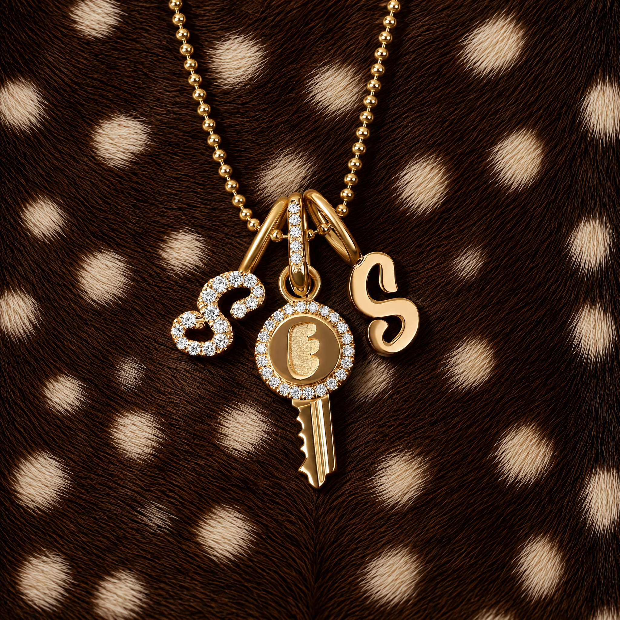 Diamond Love Initial Letter