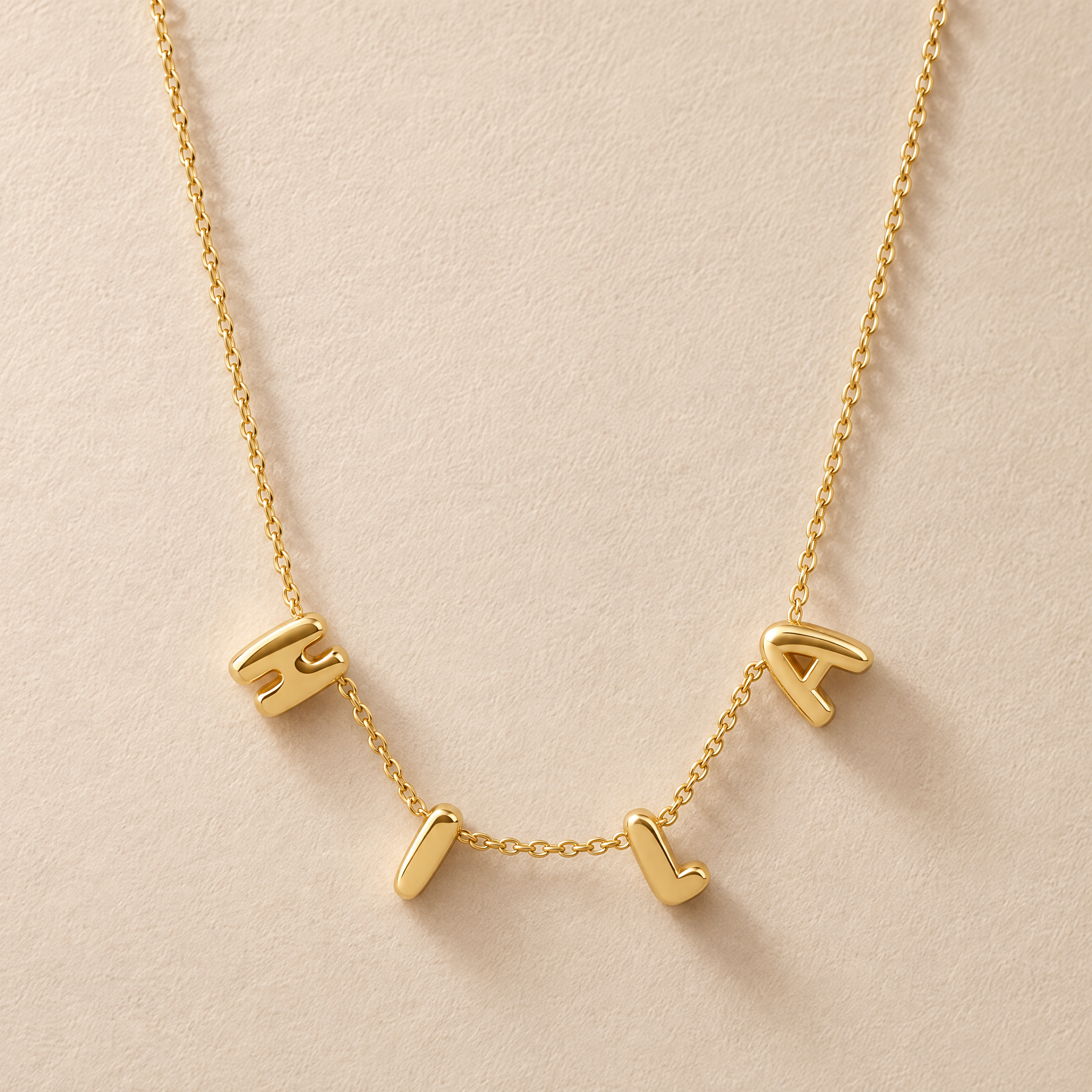 Hila Bold Initial Necklace