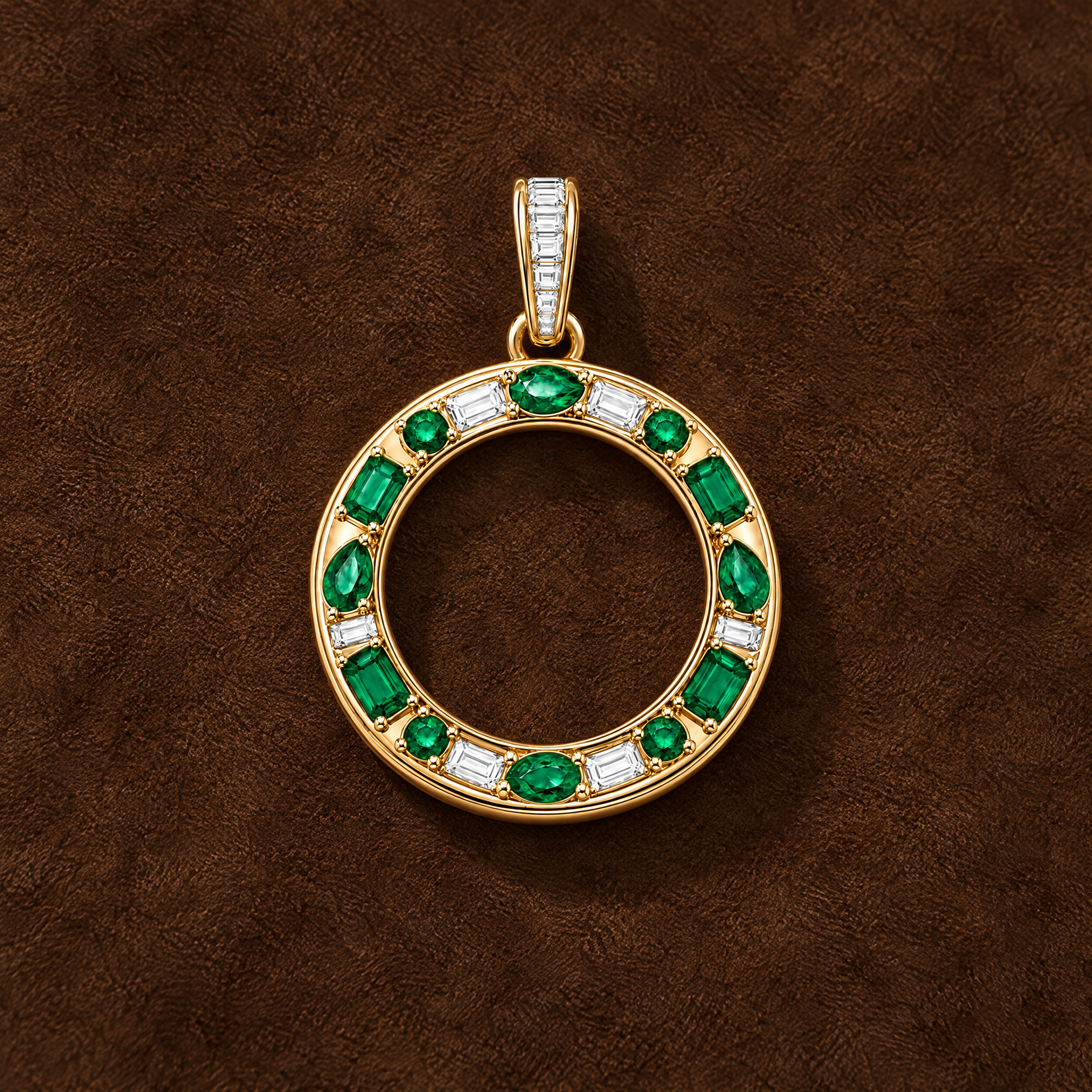 Emerald Glass Locket