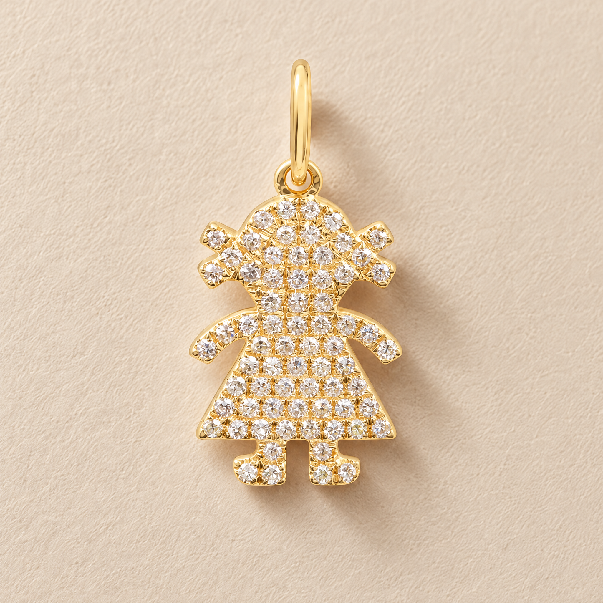 Diamond Girl Loose Charm