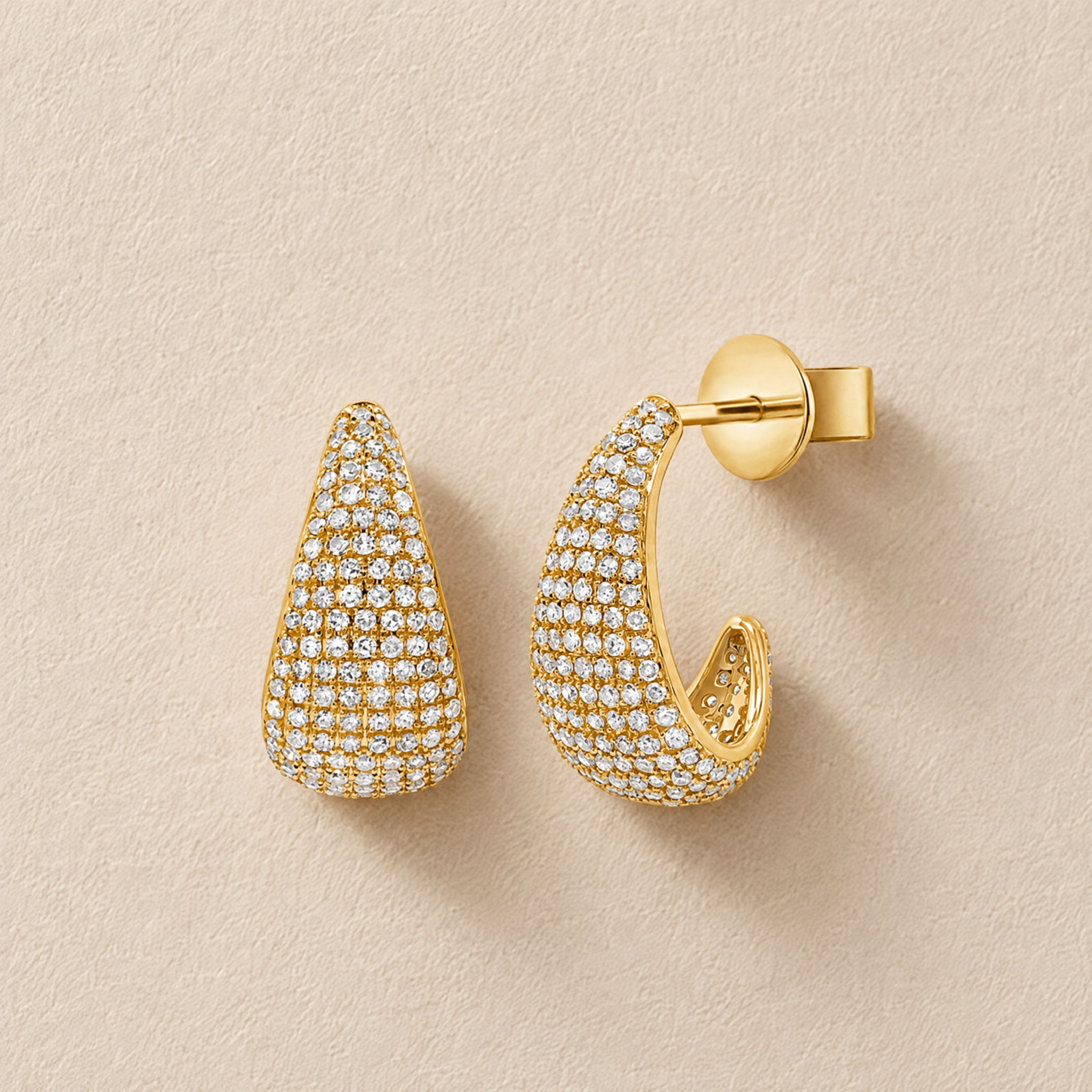 Bold Pave Diamond Drops