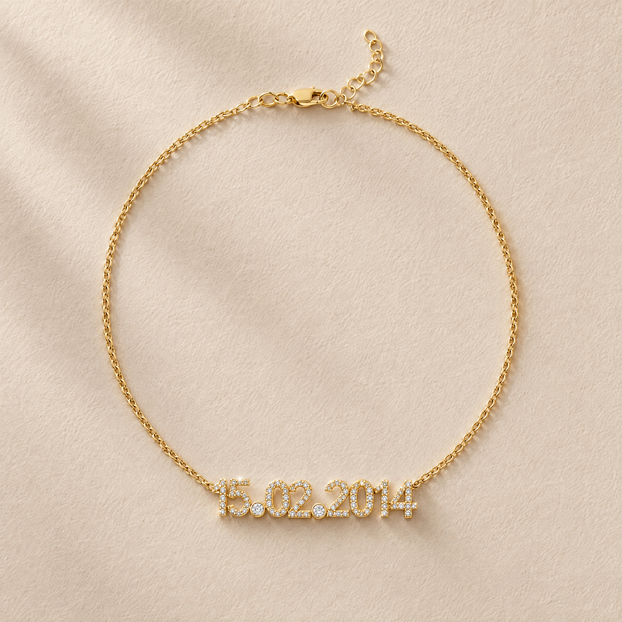 Diamond Date Bracelet